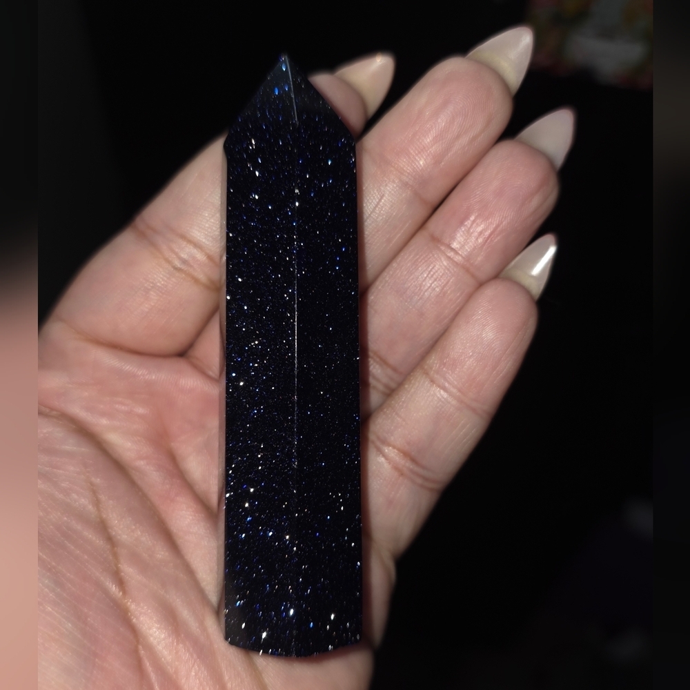 Glittering Midnight Blue Tower